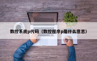 數控系統p代碼（數控程序p是什么意思）