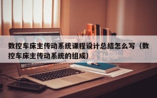 數控車床主傳動系統課程設計總結怎么寫（數控車床主傳動系統的組成）