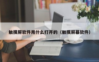 觸摸屏軟件用什么打開的（觸摸屏幕軟件）