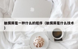 觸摸屏是一種什么的程序（觸摸屏是什么技術）