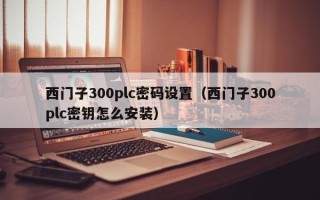 西門子300plc密碼設置（西門子300plc密鑰怎么安裝）