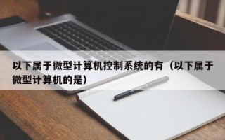 以下屬于微型計算機控制系統的有（以下屬于微型計算機的是）