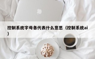 控制系統字母各代表什么意思（控制系統ai）