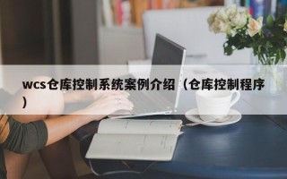 wcs倉庫控制系統案例介紹（倉庫控制程序）