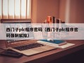 西門子plc程序密碼（西門子plc程序密碼強制解除）